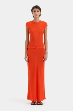 The Fresca Belted Midi Dress for rent on The Volte - image 4