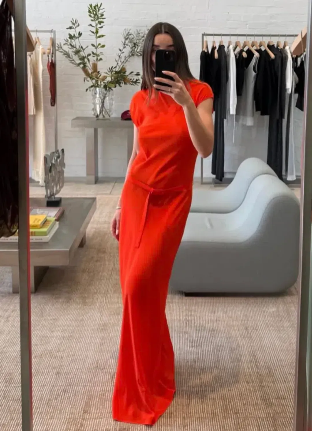 The Fresca Belted Midi Dress for rent on The Volte - main image