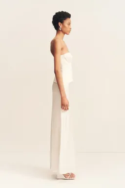 Shona Joy Luminous Lace Bustier & Maxi Skirt - Size 4 Top & Size 6 Skirt for rent on The Volte - image 5