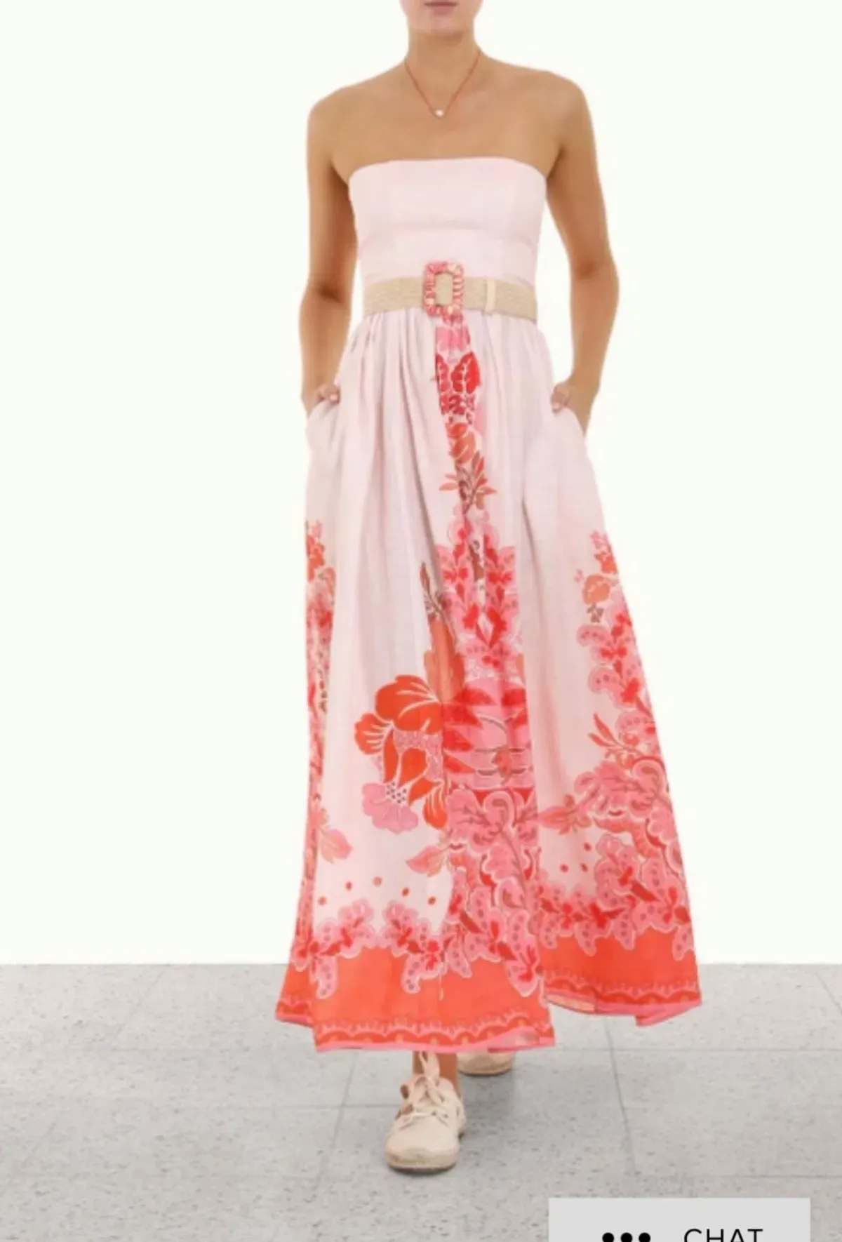 Zimmermann Violet Long Belted Dress Size 0/8 AU - Image 3