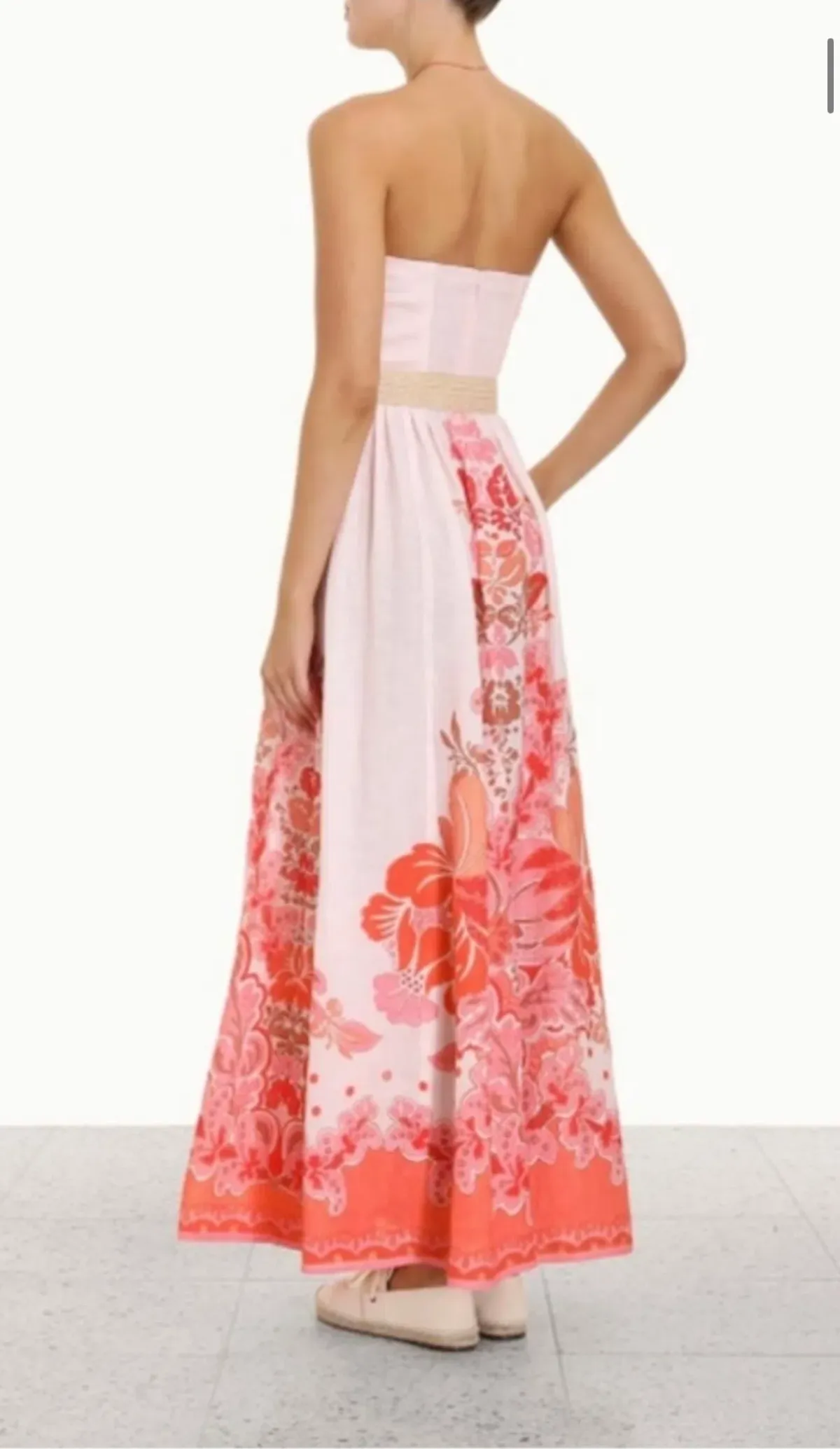 Zimmermann Violet Long Belted Dress Size 0/8 AU - Image 4