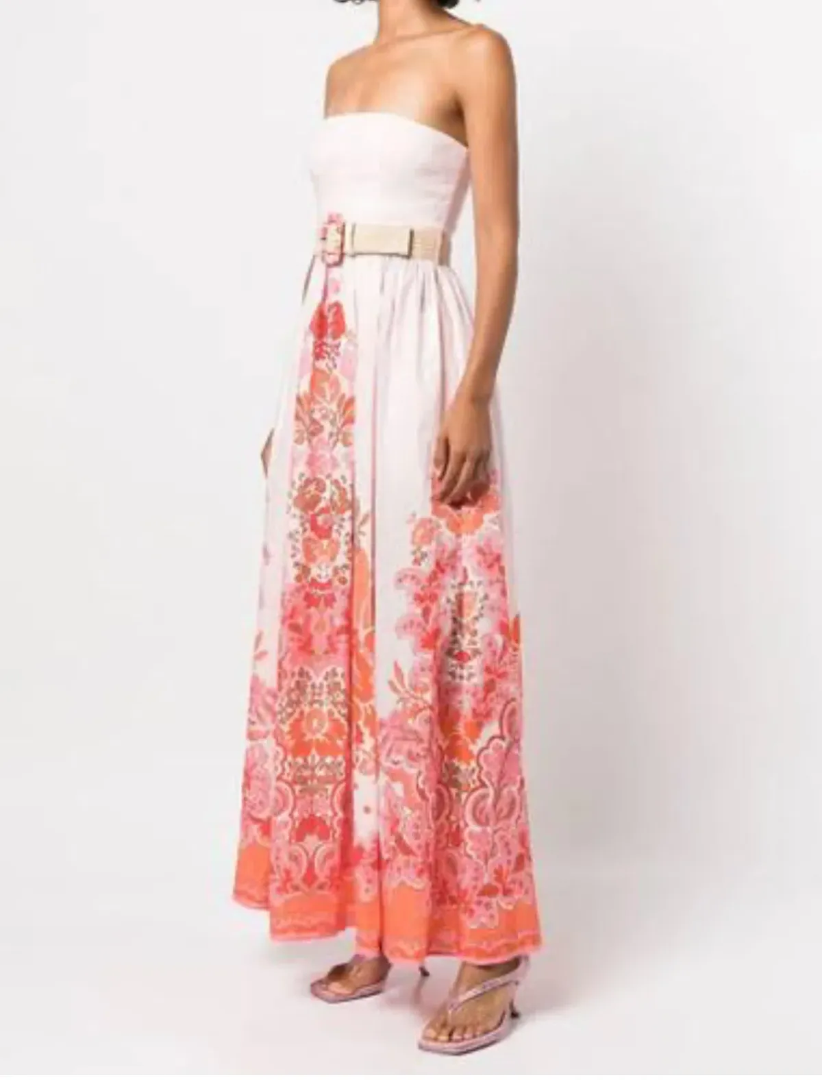 Zimmermann Violet Long Belted Dress Size 0/8 AU - Image 5
