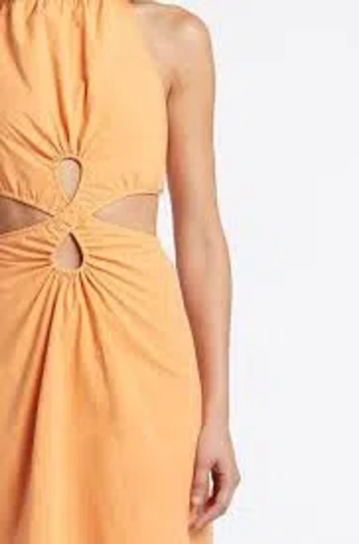 SIR THE LABEL COPPOLA CUT OUT MAXI DRESS IN TANGERINE SIZE 8 - Image 2