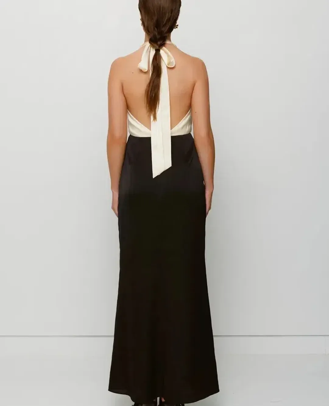The Wolf Gang Oahu Slip Dress Black Size 8 for rent on The Volte - main image