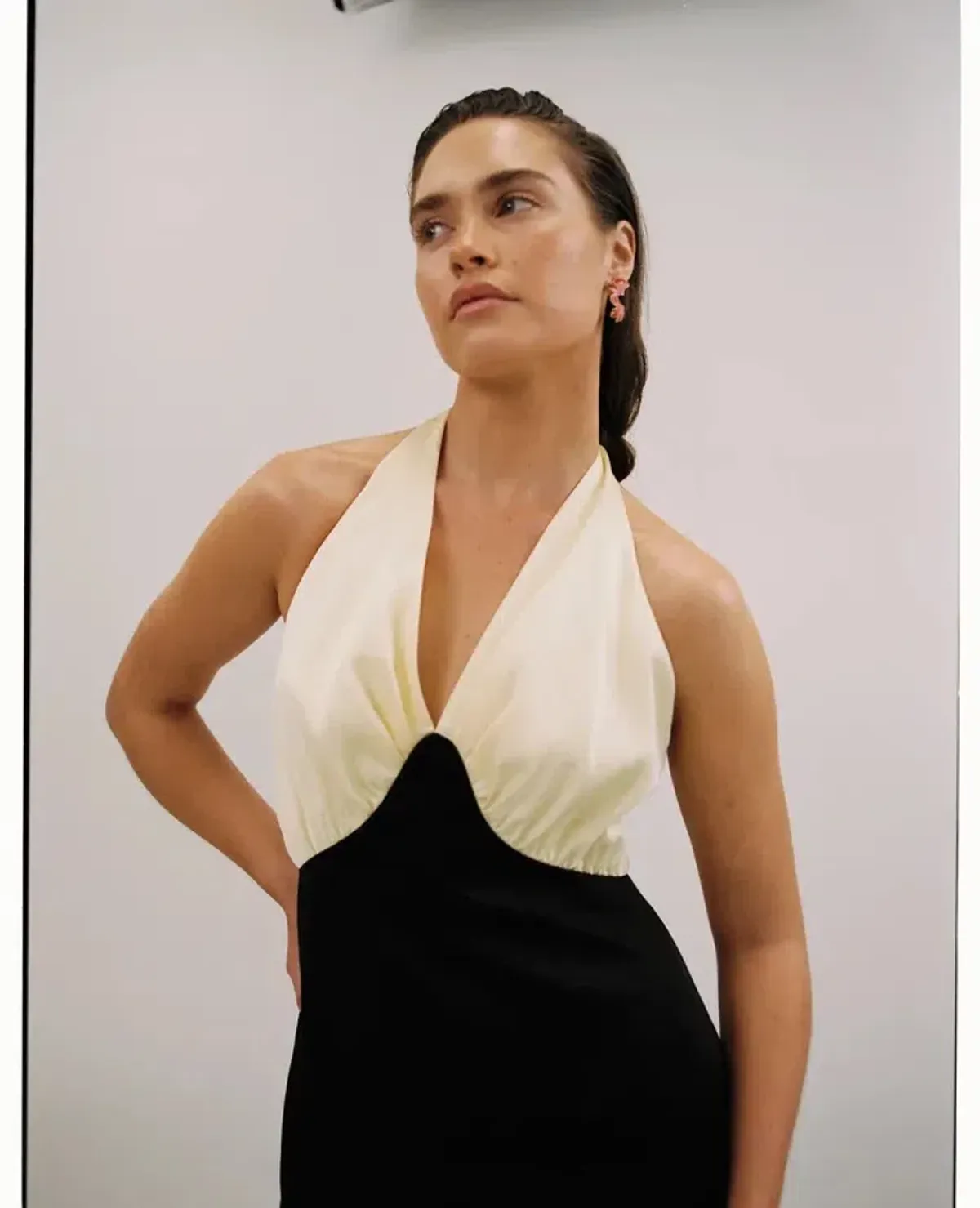 The Wolf Gang Oahu Slip Dress Black Size 12 - Image 3