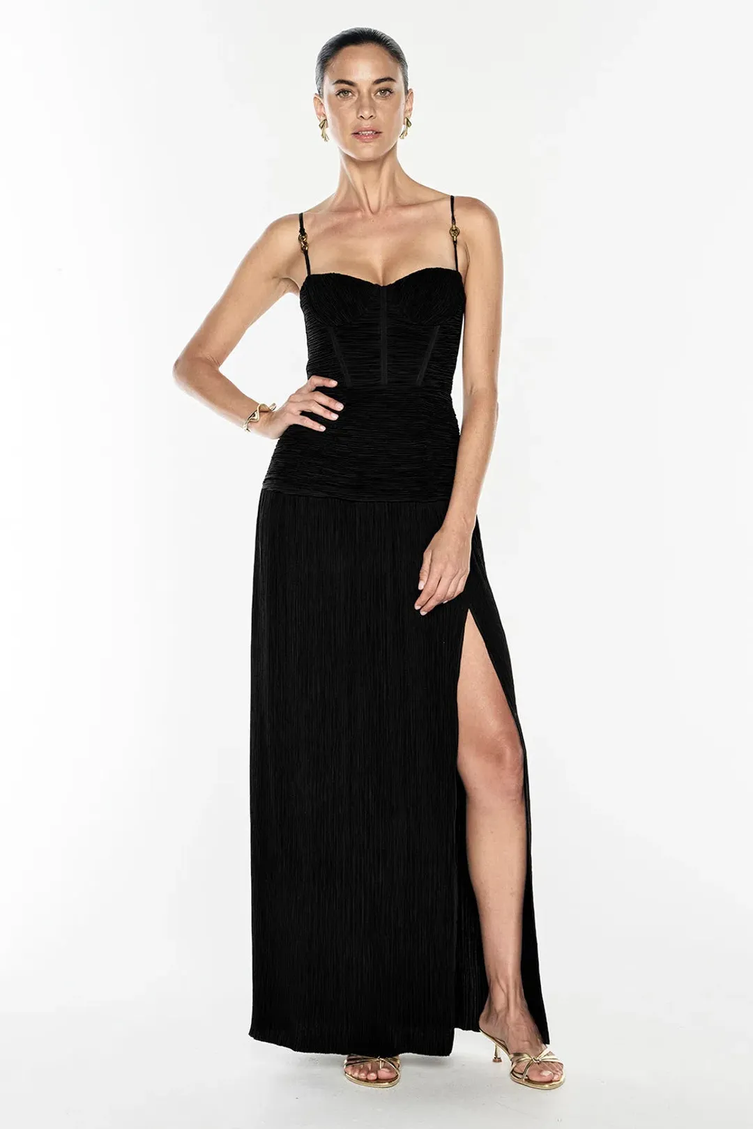 Manning Cartell Double Time Pleat Dress Size 10 for rent on The Volte - main image