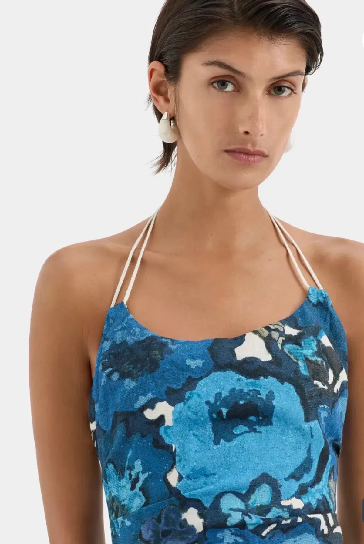 SIR THE LABEL CAMELLIA MIDI DRESS FLORAL PRINT SIZE 0P/AU 4 - Image 2
