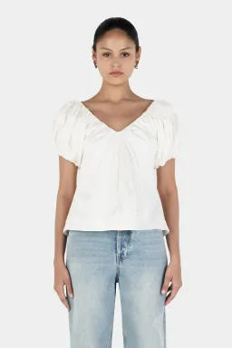 Hansen And Gretel Thandie Top Ivory Size XS for rent on The Volte - image 1
