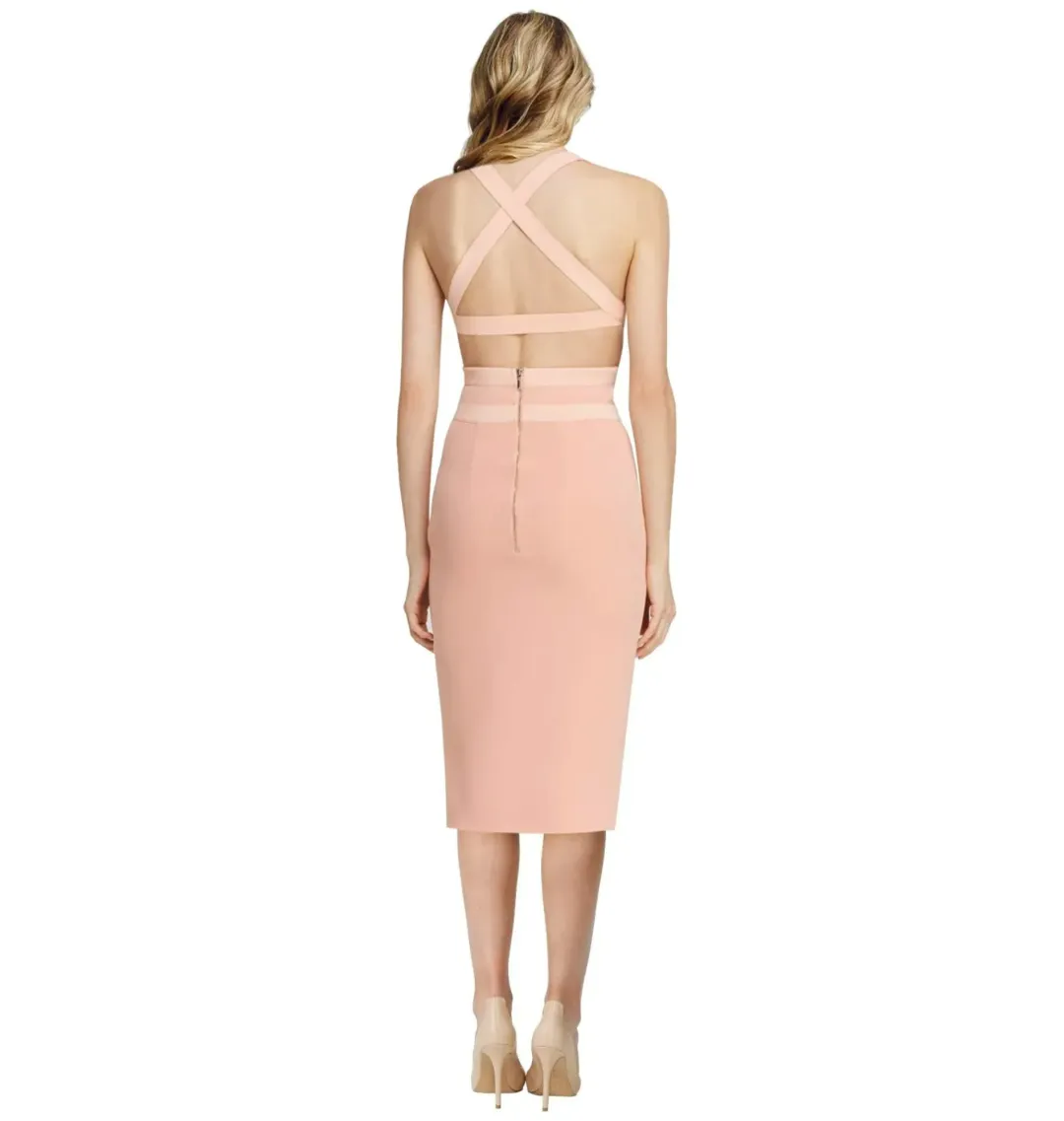 Bec & Bridge Pandora Dress Pink Size AU 8 for rent on The Volte - main image