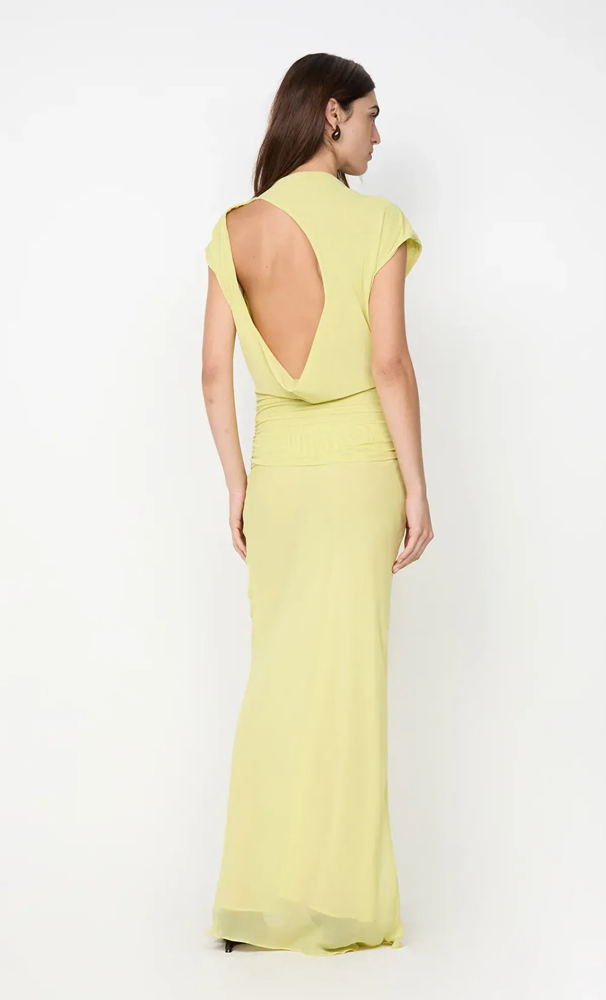 JEHNAYA ASYM MAXI DRESS - CITRUS - Image 2