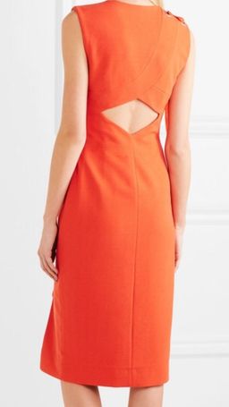 Rebecca Vallance Martinique Dress Tangelo Orange Size 4 for rent on The Volte - image 4