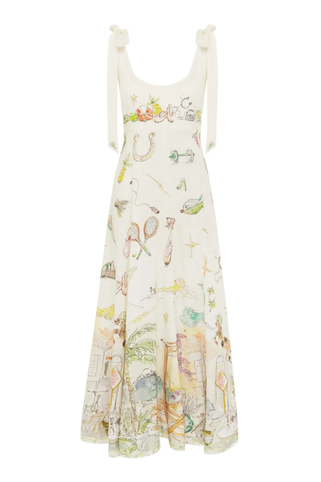 Alemais Anouk Ballet Sundress - Size 6 for rent on The Volte - main image