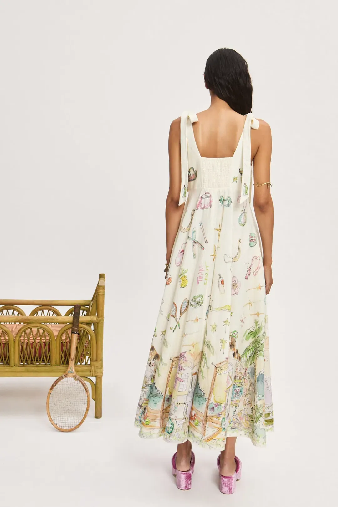 Alemais Anouk Ballet Sundress - Size 6 for rent on The Volte - main image