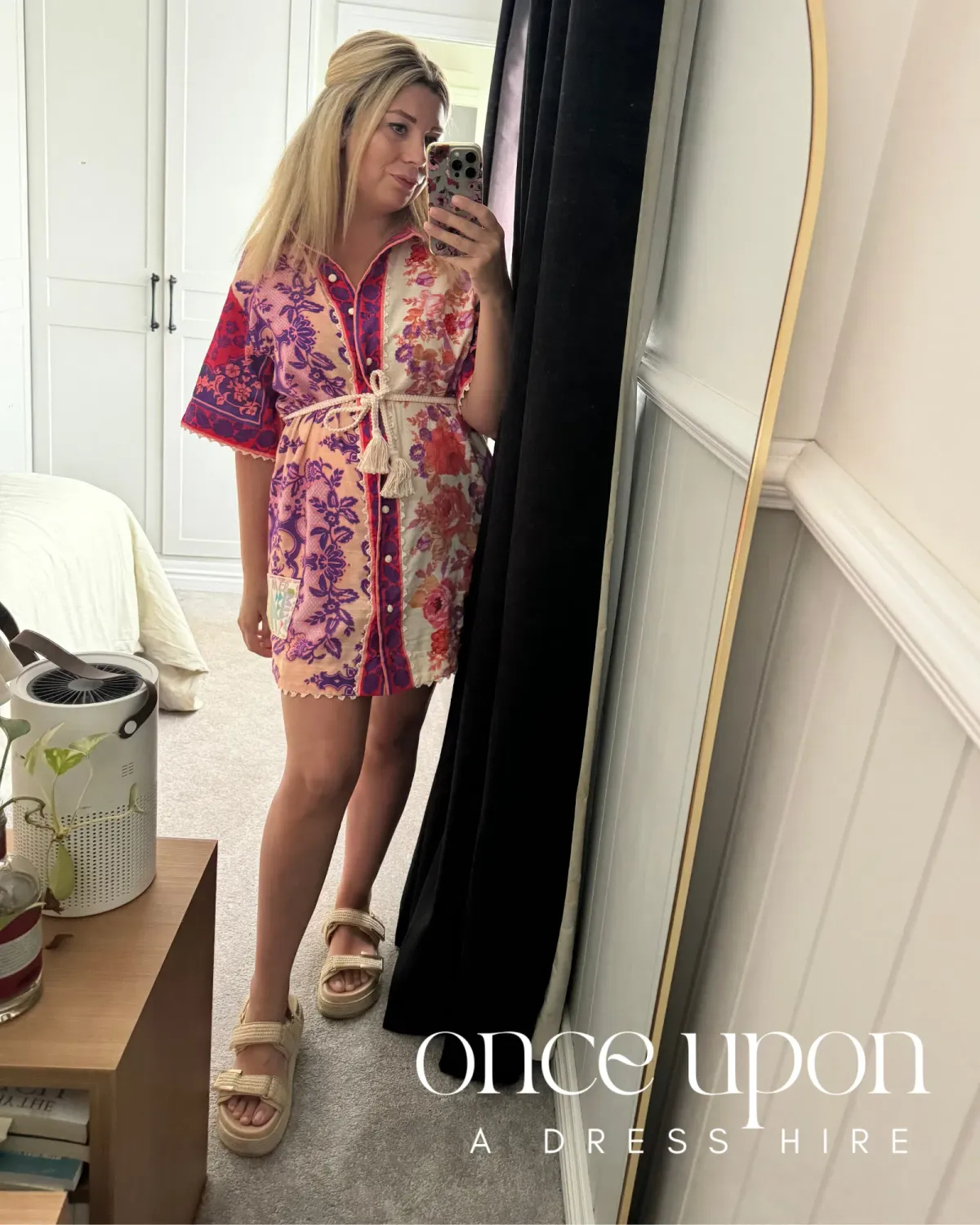 Zimmermann Raie Trimmed Shirt Dress AU Size 2/ 12 - Image 4