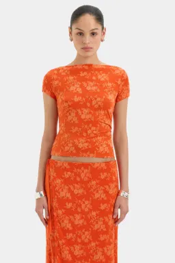 SIR THE LABEL BLANCA TOP & WRAP SKIRT SET SIZE 0 for rent on The Volte - image 3