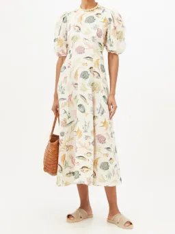 Alemais Wanda Midi Dress Print Size 8 for rent on The Volte - image 1