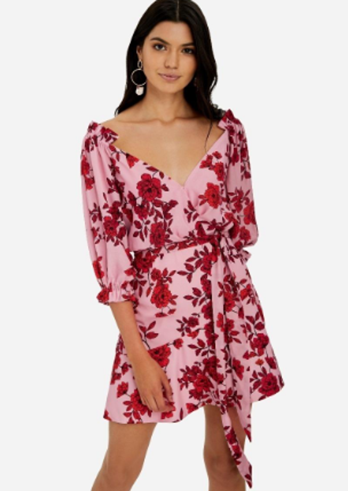 Sheike Valentine Mini Dress Floral Size 16 - Image 3