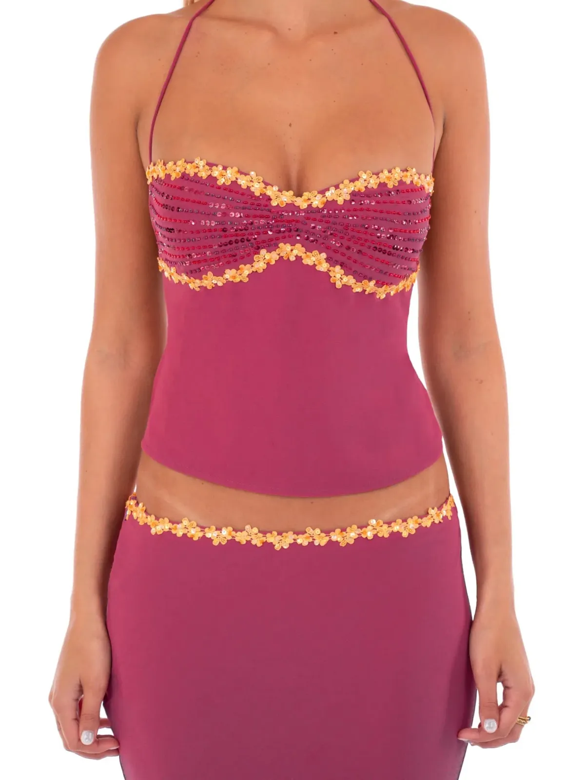 I Am Delilah Jemima Set Halter and Midi Skirt Size XS - Image 6