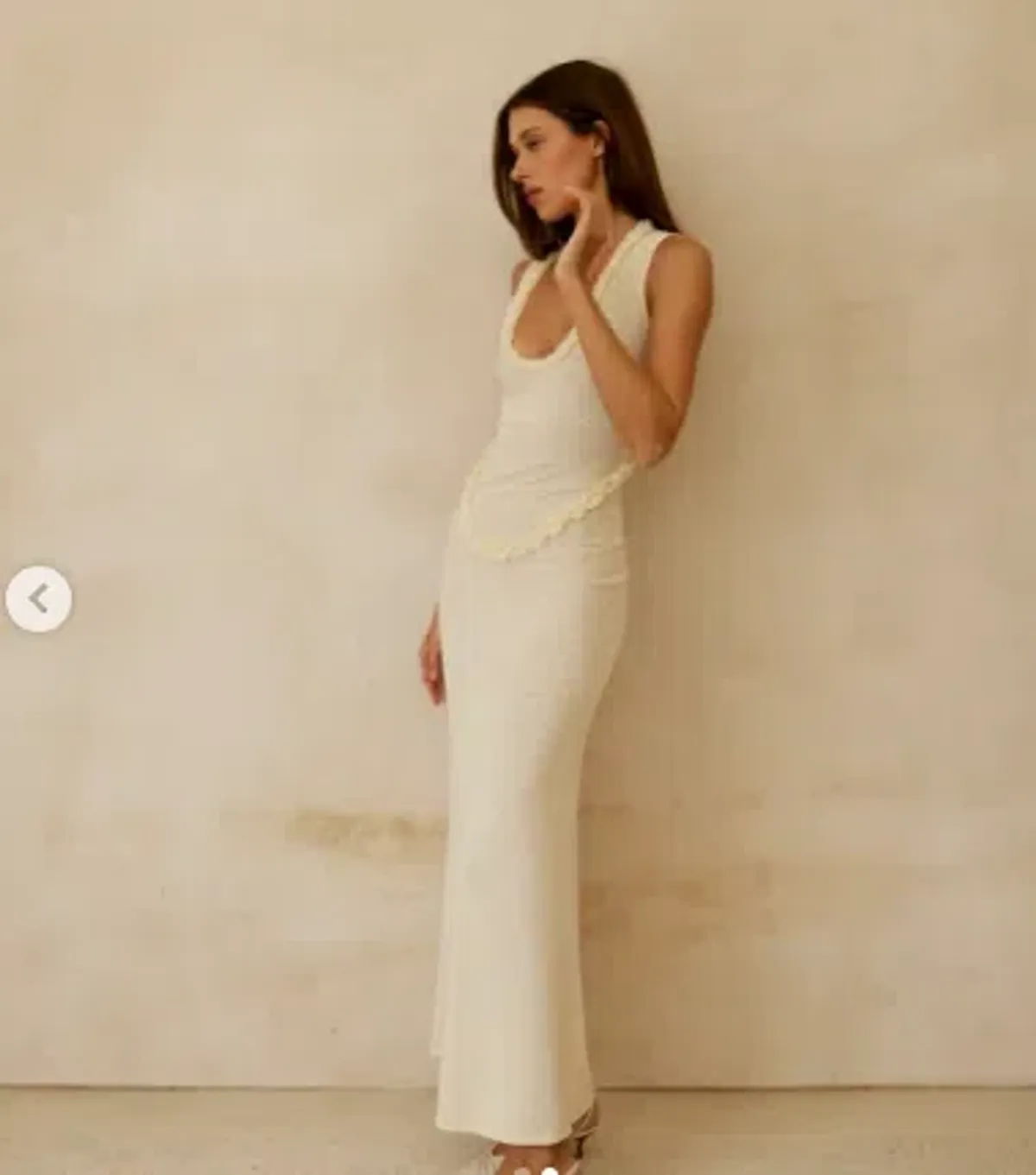 Amelie Teje Miro Maxi Dress in Butter 6 - Image 2