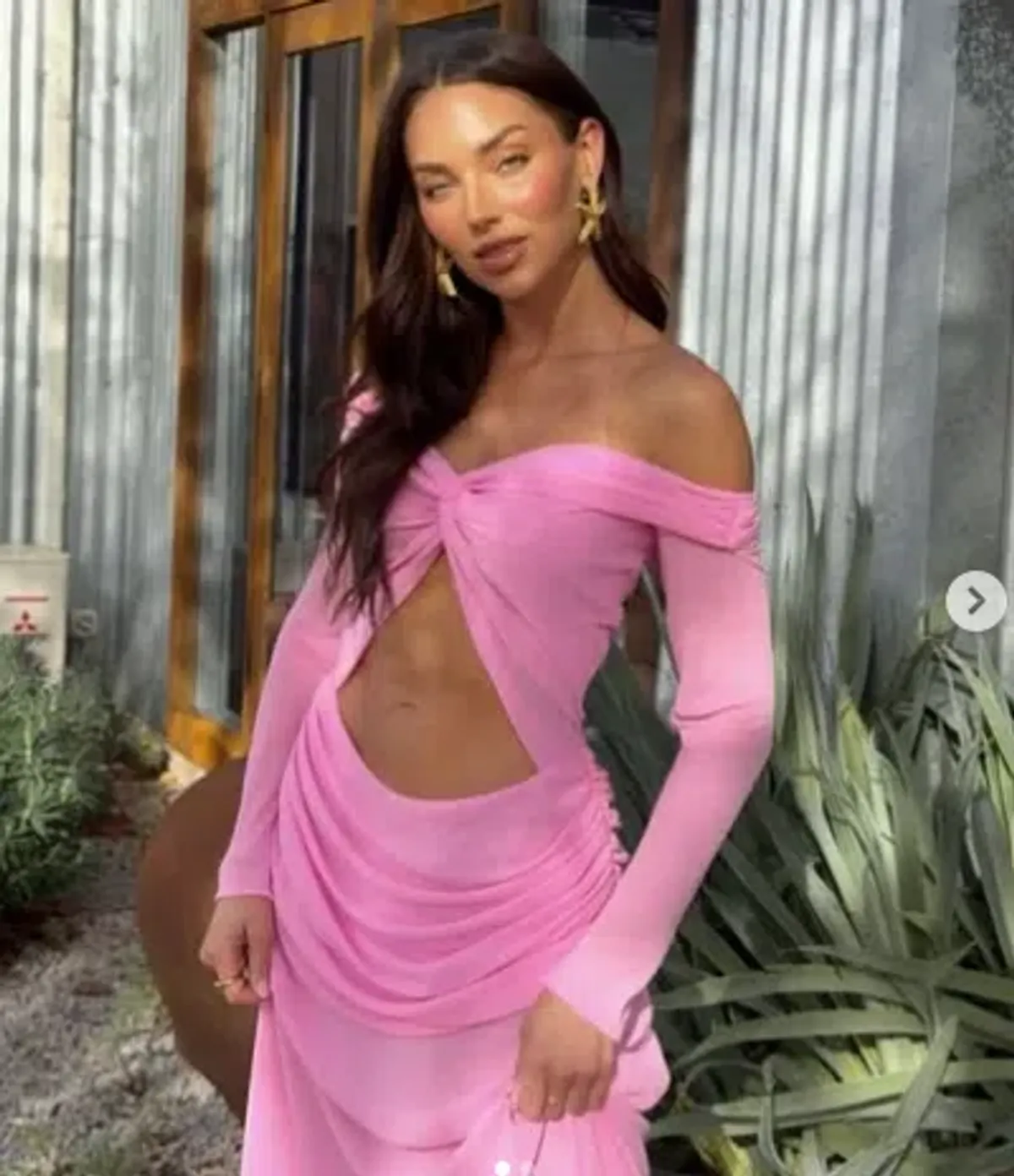 Natalie Rolt Emily Gown in Pink - Image 1