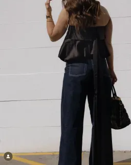HARRIS TAPPER Eliza Top Black Size 8 AU for rent on The Volte - image 7