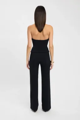 Kookai Alto Low Cut Top in black size 8 for rent on The Volte - image 2