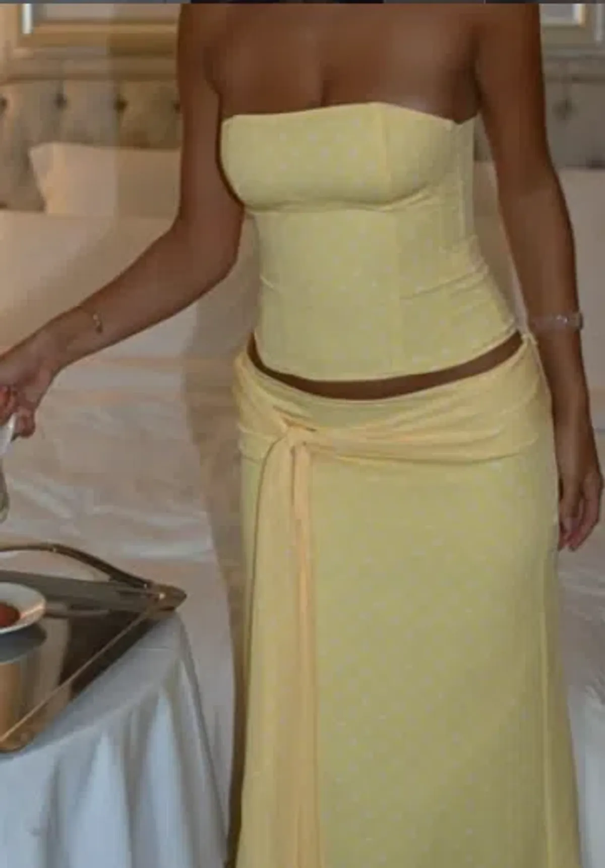 Dear Frankie Charlotte Maxi Skirt & Corset Sorbet 6 - Image 2