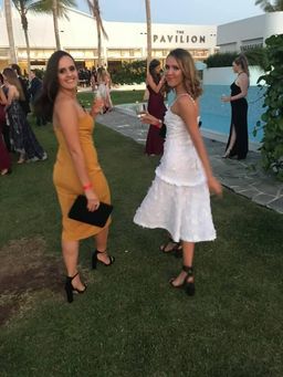 By Johnny Drop Flare Midi Secret Garden Dress in White size 8 for rent on The Volte - image 4