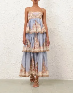 Zimmermann Daylight Tiered Maxi Dress Size 1 for rent on The Volte - image 1