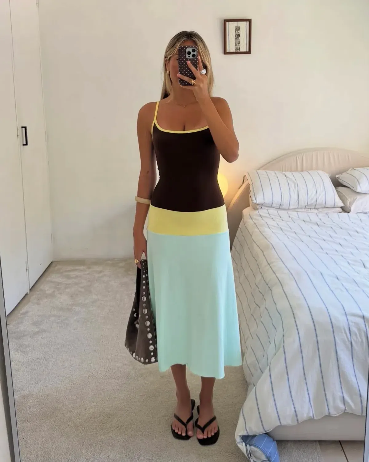 Lucy Midi Dress - Mirage 8 - Image 1