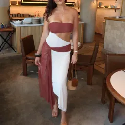 Bec and Bridge Ayla Strapless Dress Butter Cream Size 8 for rent on The Volte - image 2