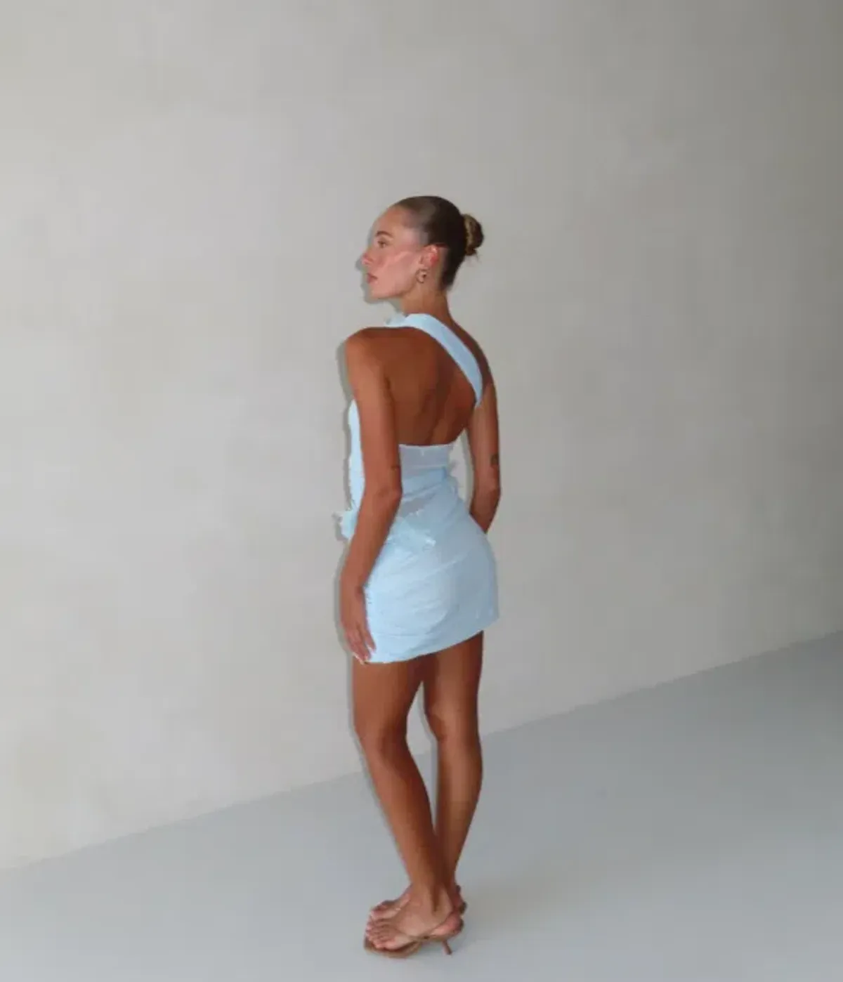 Benni Perry Mini Dress In Fresh Mint Size 8 - Image 2