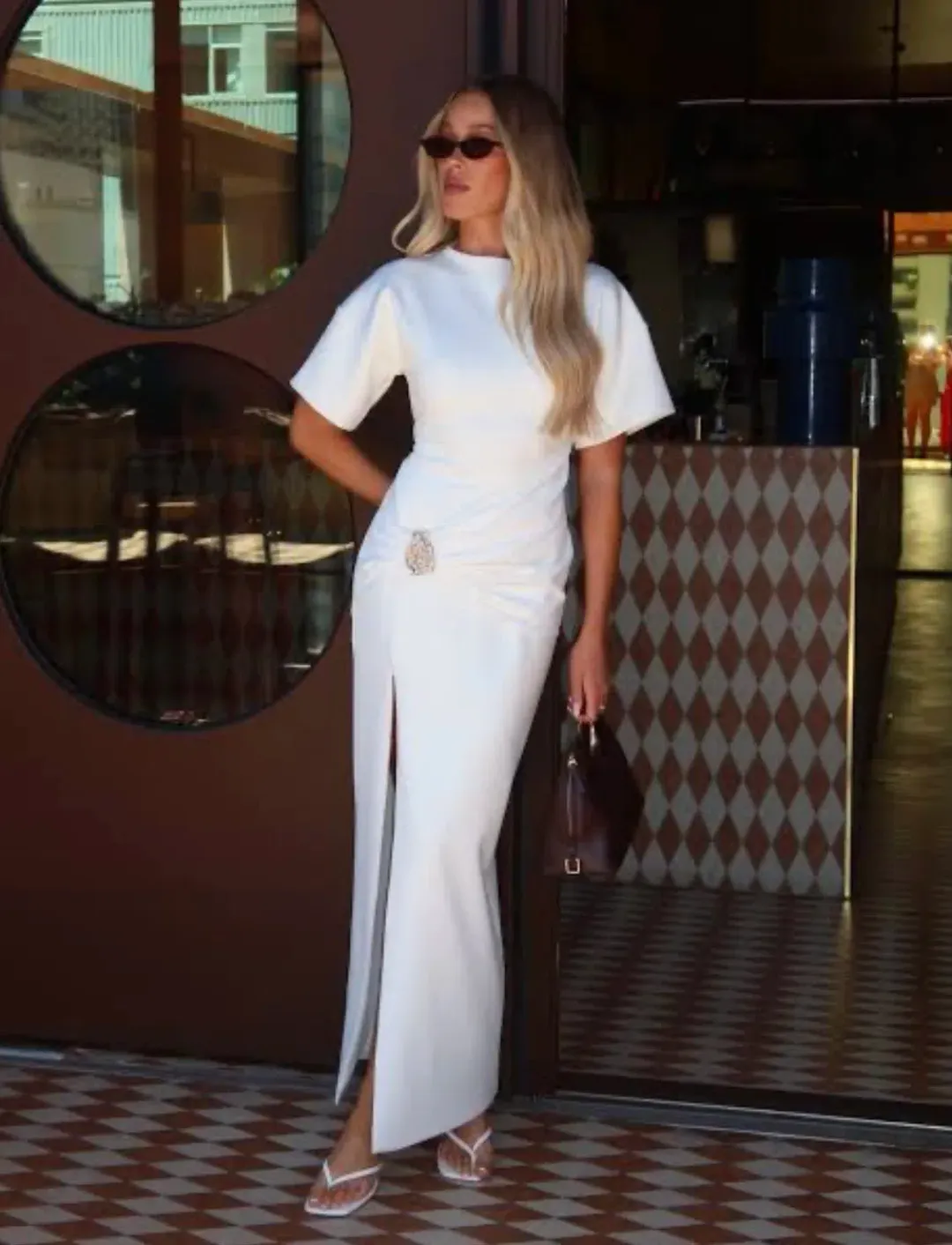 ELIYA THE LABEL ALDO DRESS WHITE - S for rent on The Volte - main image