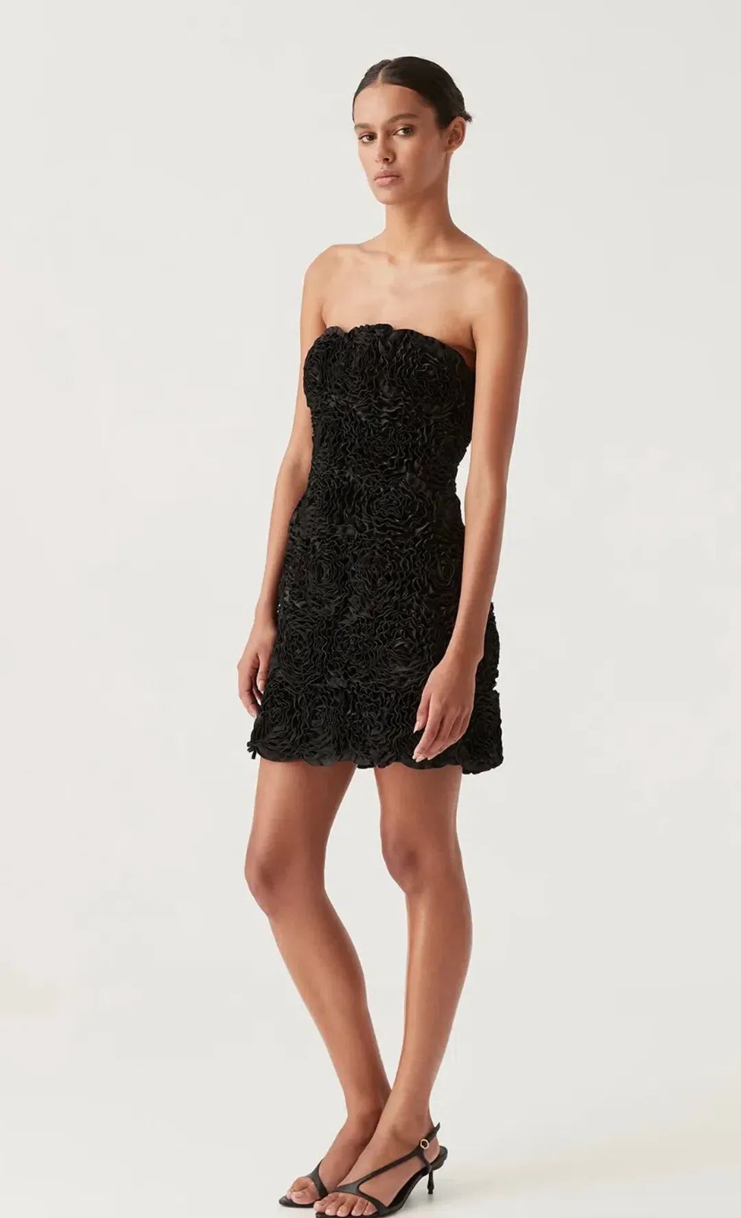 Aje GAZER ROSETTE MINI DRESS for rent on The Volte - main image