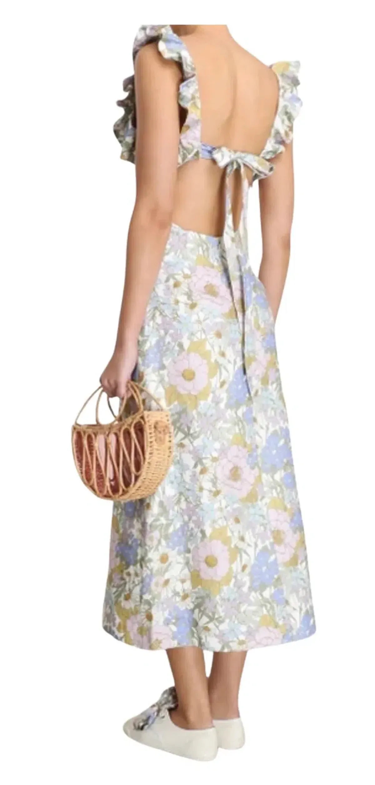 Zimmermann super eight midi frill dress - Image 2