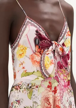 CAMILLA LONG TIE FRONT MAXI DRESS - ST GERMAINS GIRL for rent on The Volte - image 4