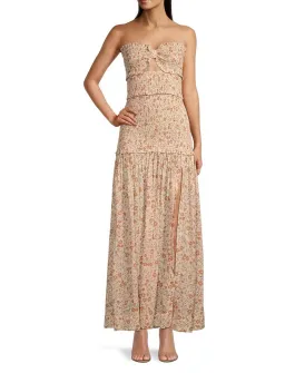 Вес & Bridge Janice Smocked Ruffle Maxi Dress for rent on The Volte - image 1