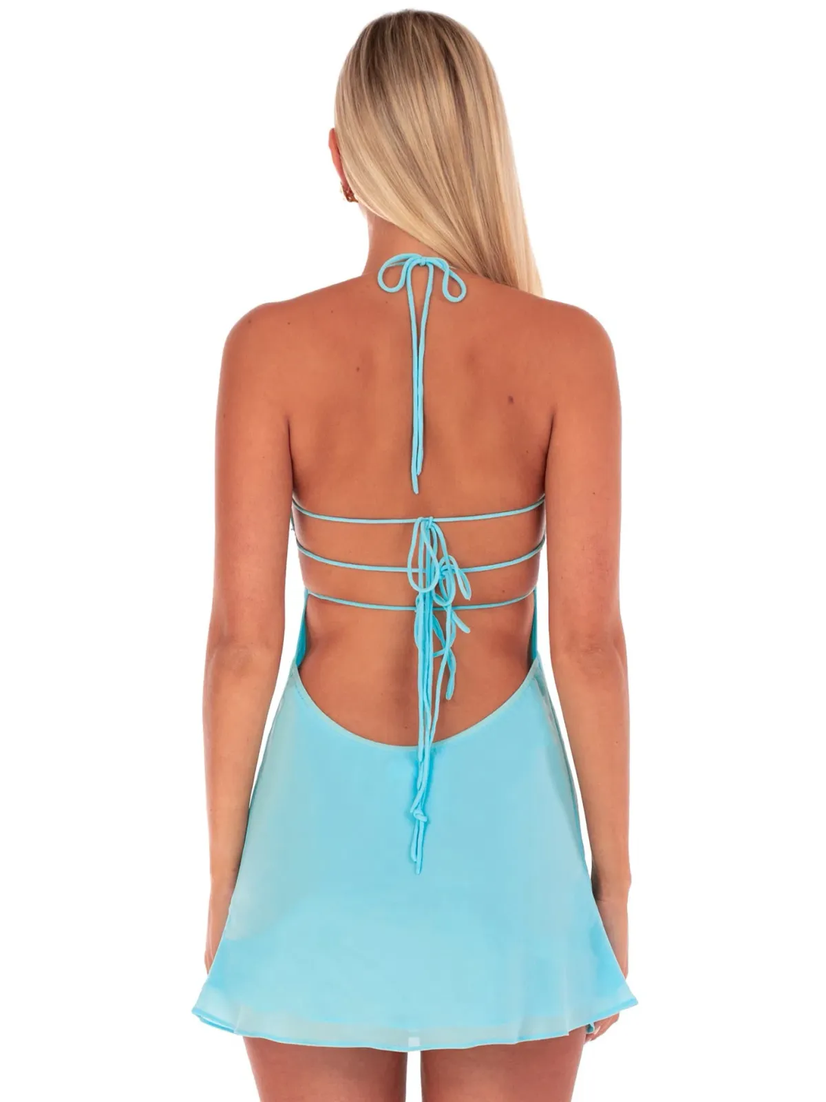 I AM DELILAH | DELILAH MINI DRESS | SAPPHIRE | SIZE S (AU 8) - Image 3