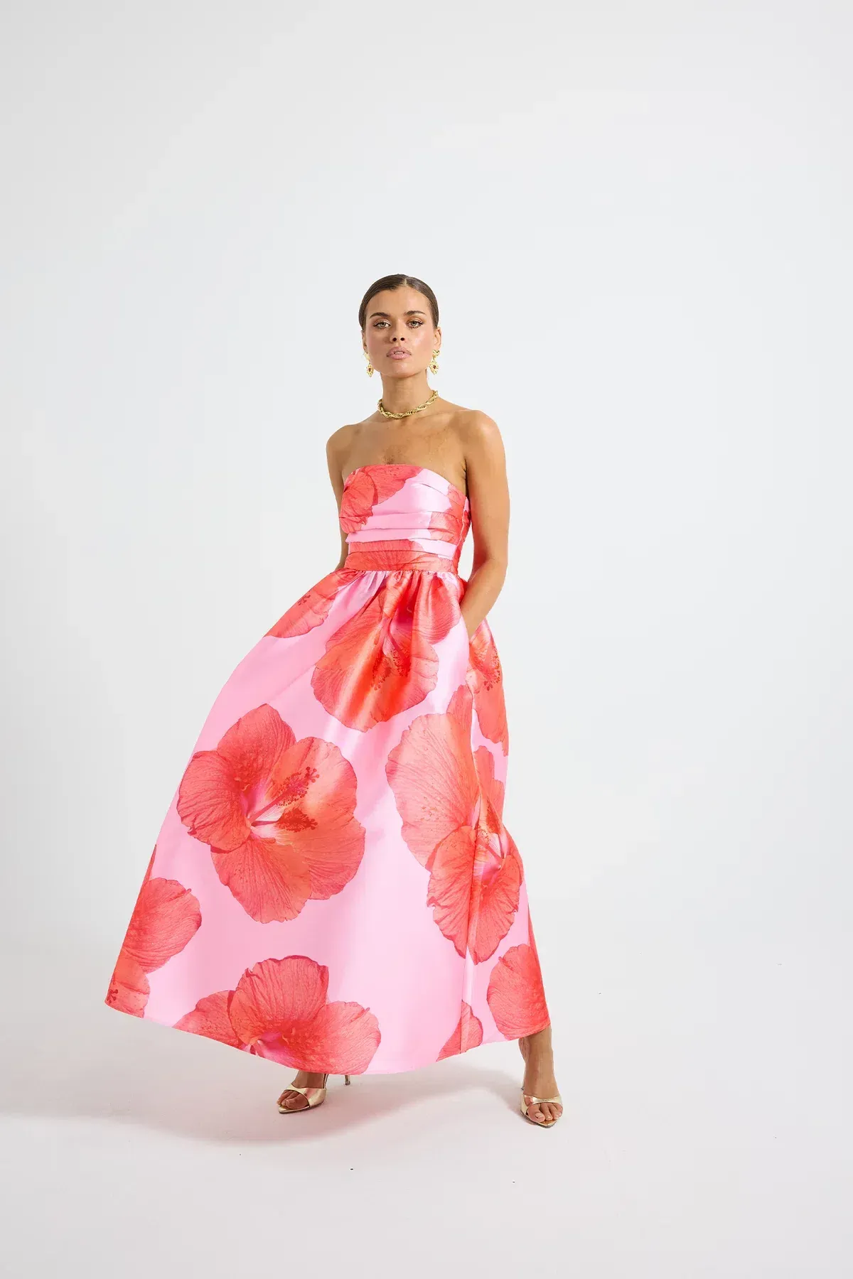 Pasduchas Kalani Strapless Midi Size 8 - Image 4