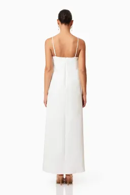 Buttercup Embroidered Maxi Dress in White Size S for rent on The Volte - image 4