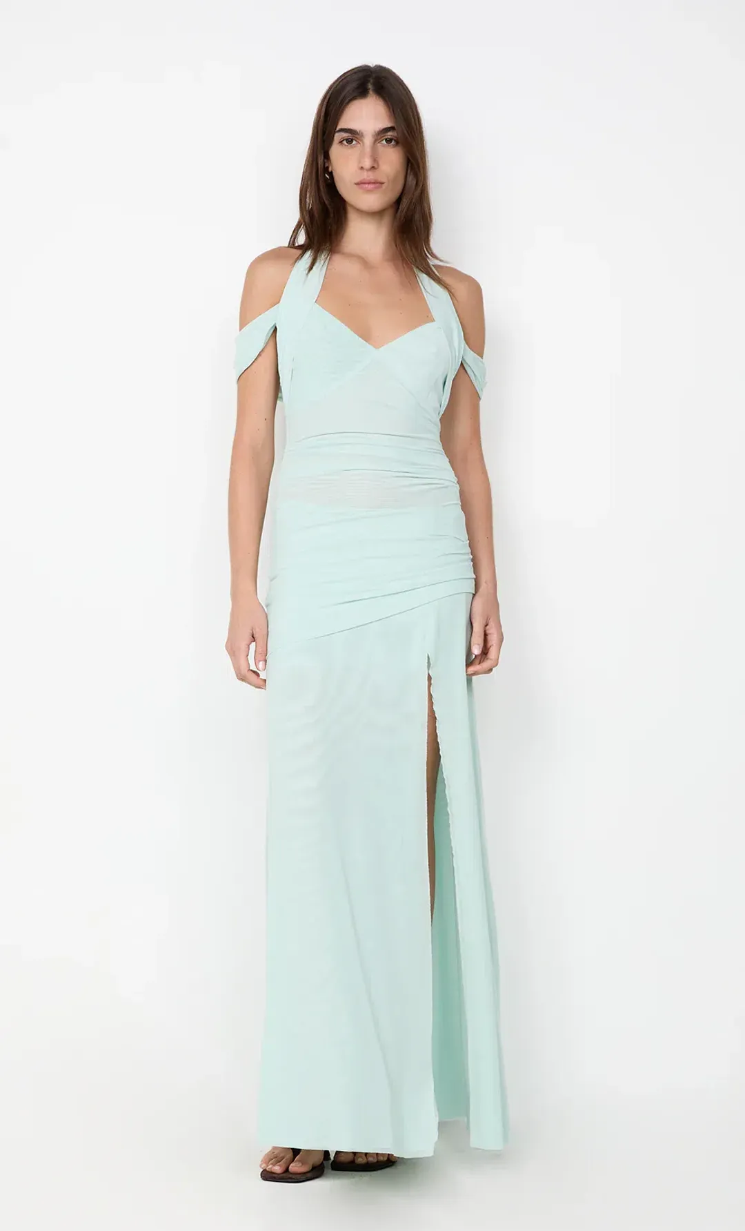 Winnie Halter Maxi , Size 6 Green for rent on The Volte - main image
