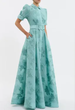 Rebecca Vallance Benette Short Sleeve Gown Size 8 for rent on The Volte - image 4