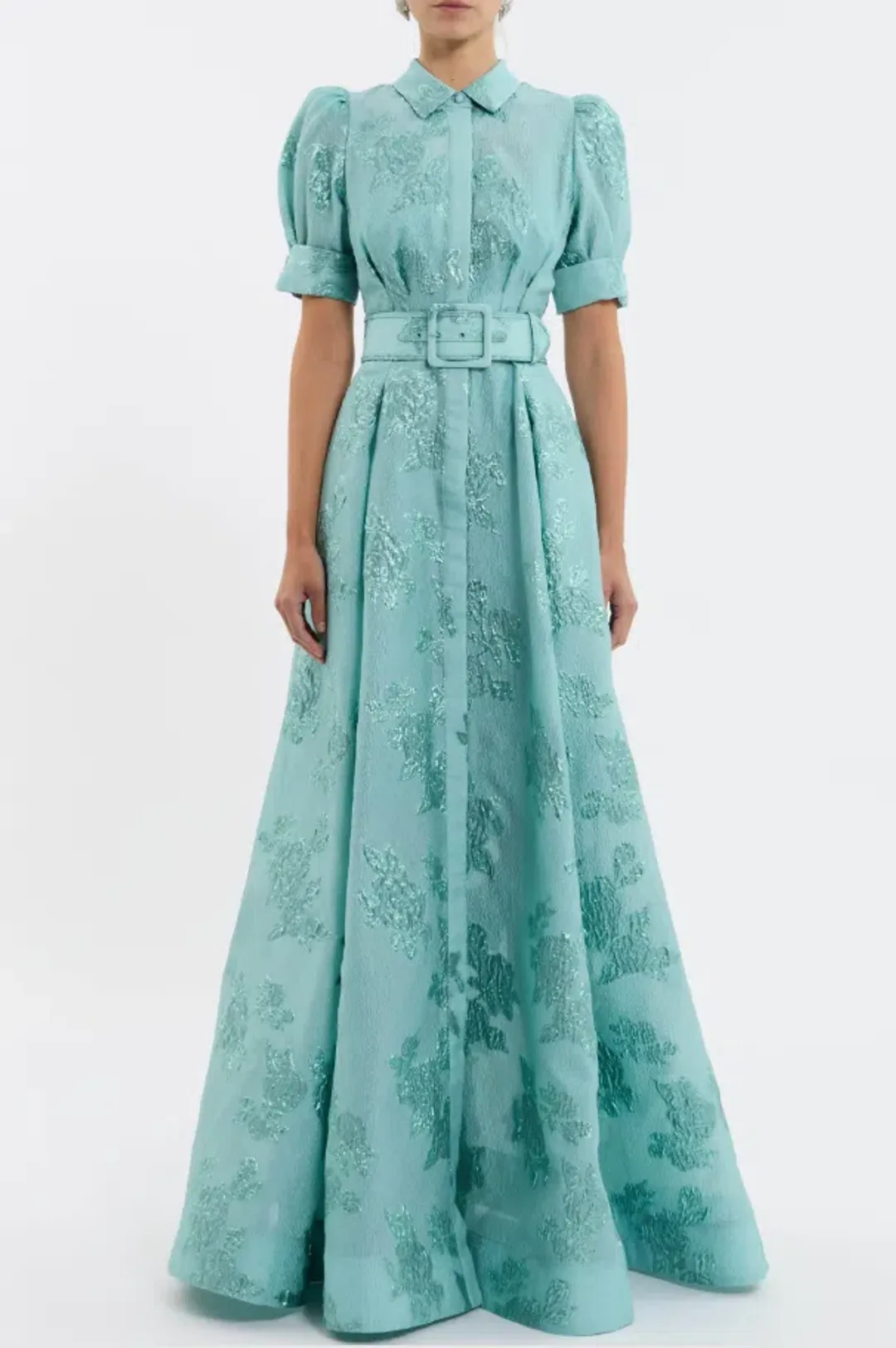 Rebecca Vallance Benette Short Sleeve Gown Size 8 for rent on The Volte - main image