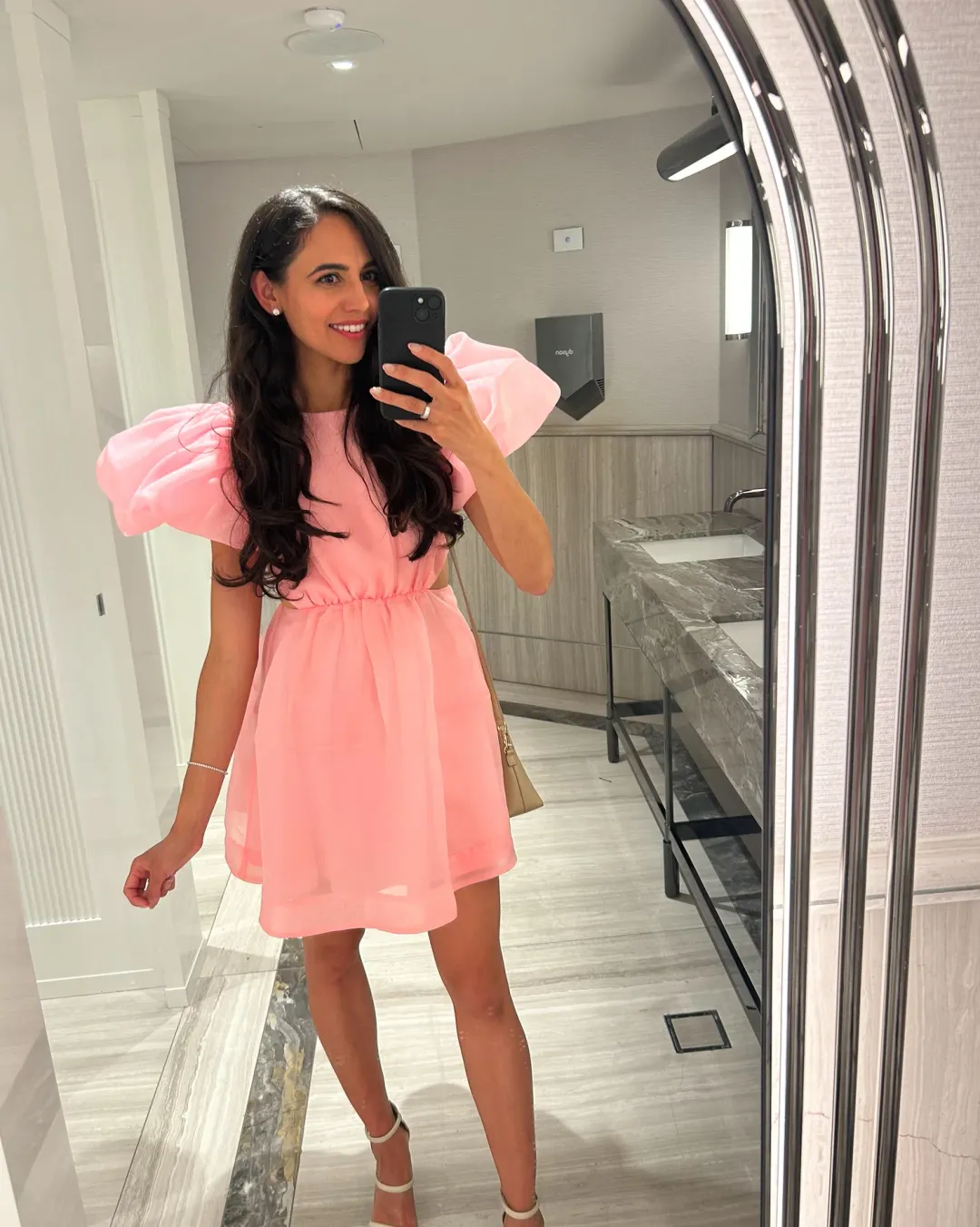 Aje Simplicity Cut Out Mini Dress, Size 6 for rent on The Volte - main image