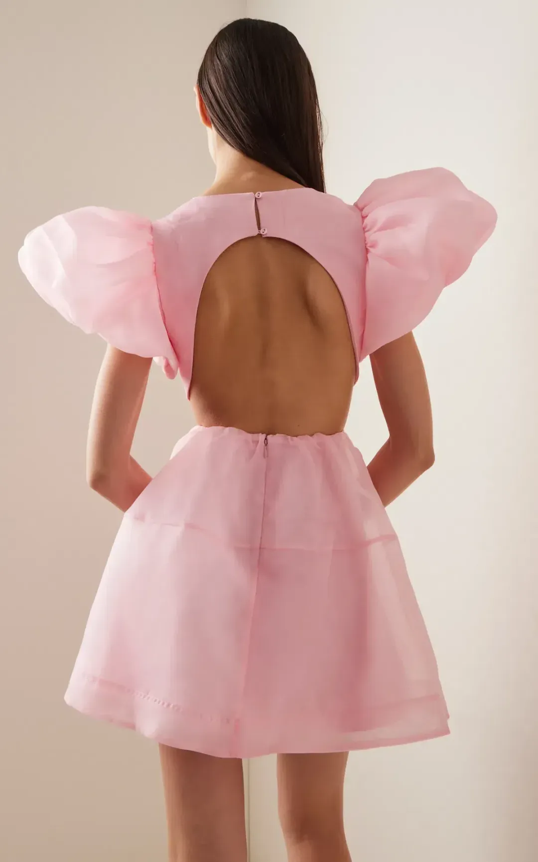 Aje Simplicity Cut Out Mini Dress, Size 6 for rent on The Volte - main image
