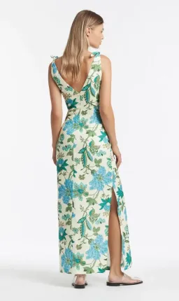 Sir The Label Alexandre Tie Midi Dress Floral Size 6/8 for rent on The Volte - image 5