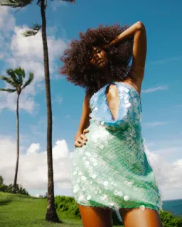 Kiki Dress Ombre Blue for rent on The Volte - image 1