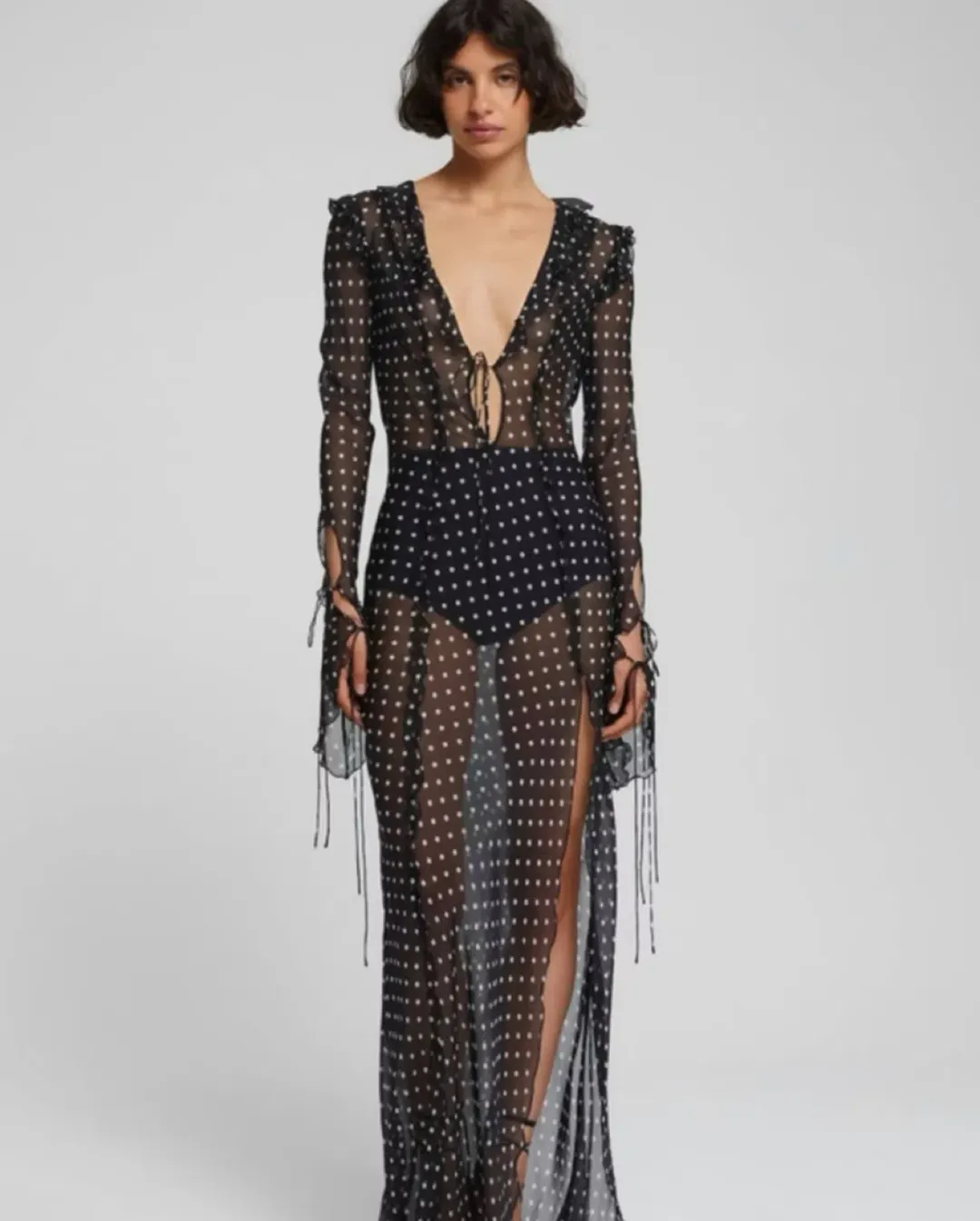 Romelle Dress Polka Dot for rent on The Volte - main image