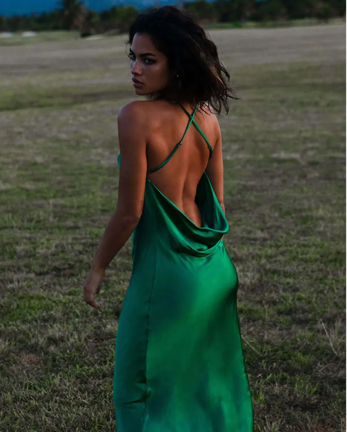 Gigi Dress Green - Image 3