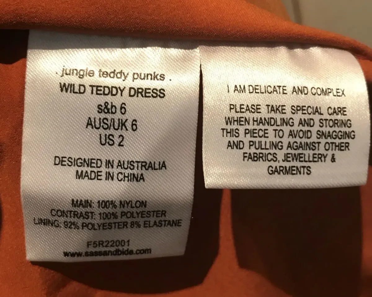 Sass & Bide WILD TEDDY DRESS Size 6 - Image 9